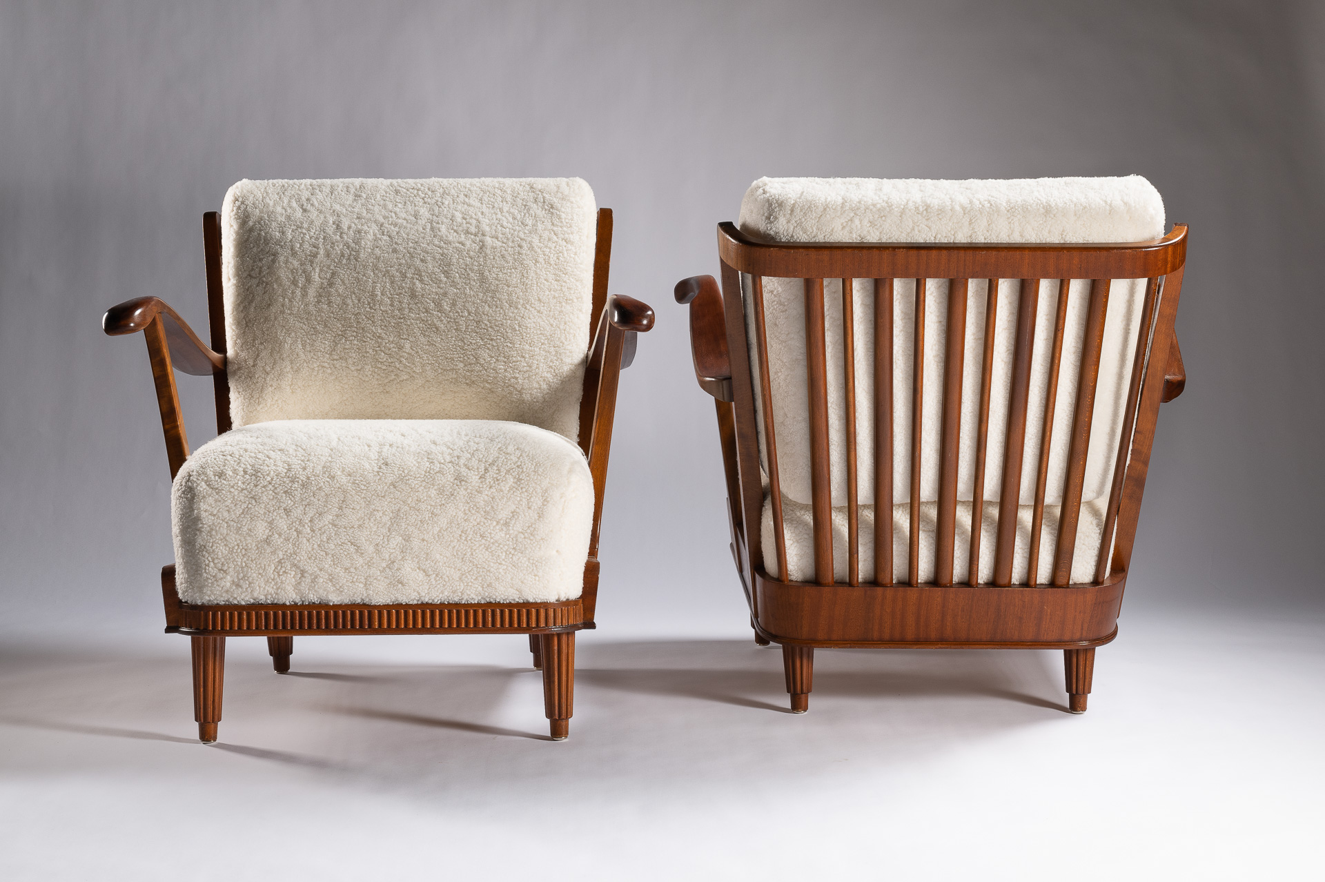 Pair of Svante Skogh armchairs
