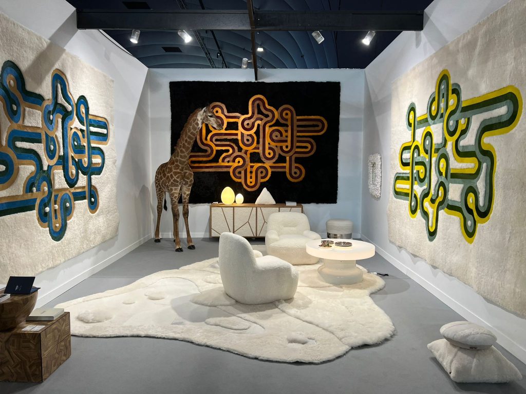 Norki a exposé sur la Biennale Revelations du 7 au 11 juin 2023 avec ses nouvelles collections de mobilier et tapis. 