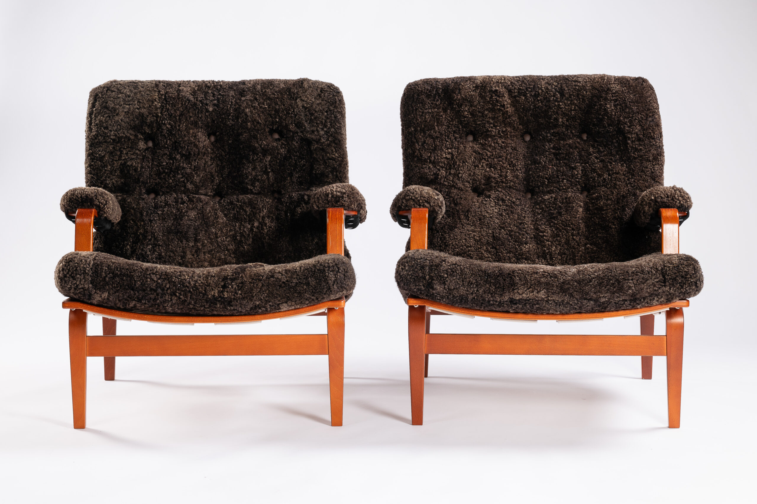 Paire de fauteuils Bruno Mathsson “Ingrid” 1960